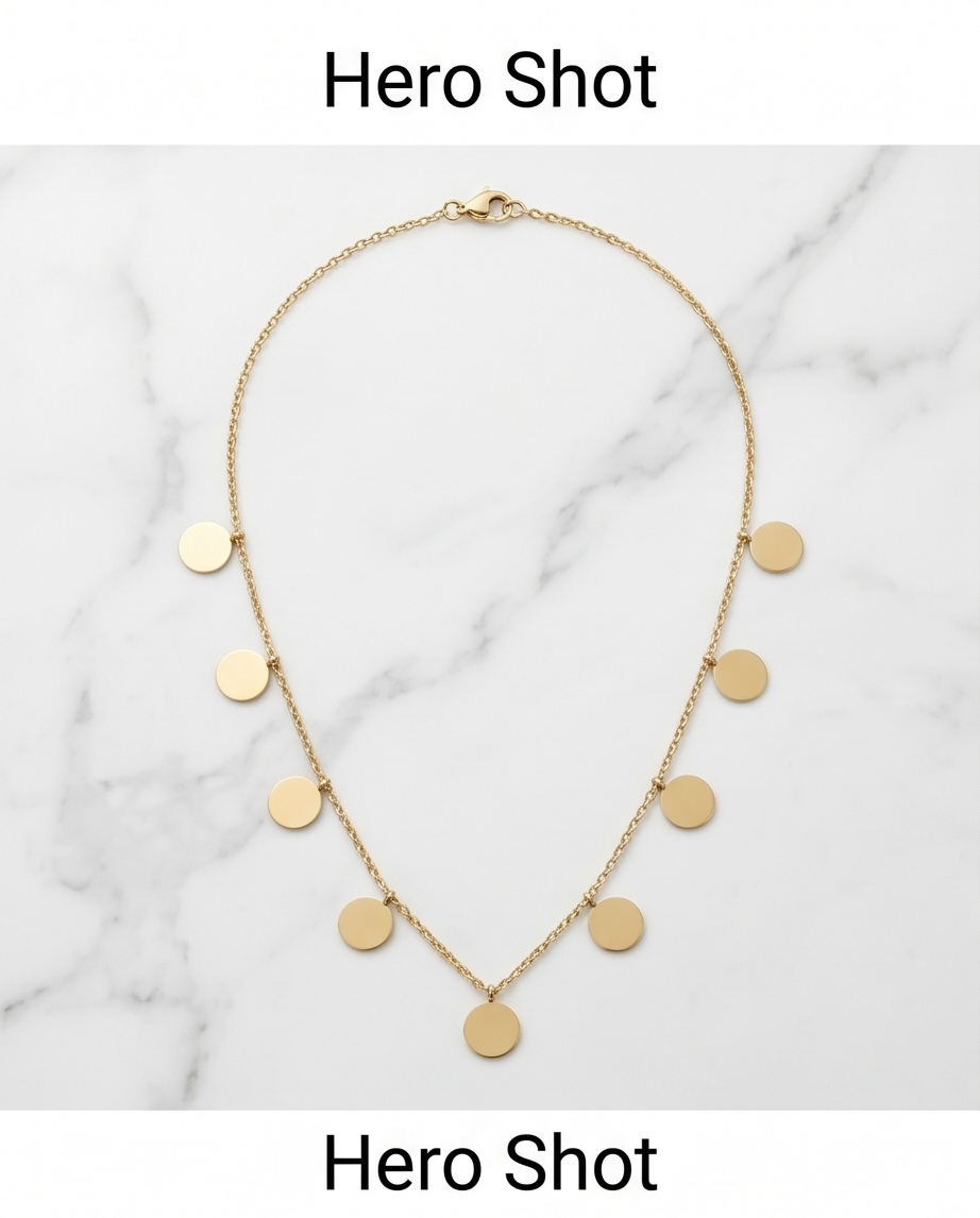 COLLAR UNISEX DE ACERO CON DIJE