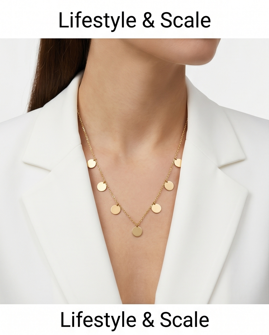 COLLAR UNISEX DE ACERO CON DIJE