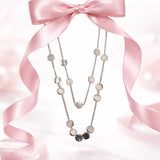 Collar de Acero Quirurgico doble con dije
