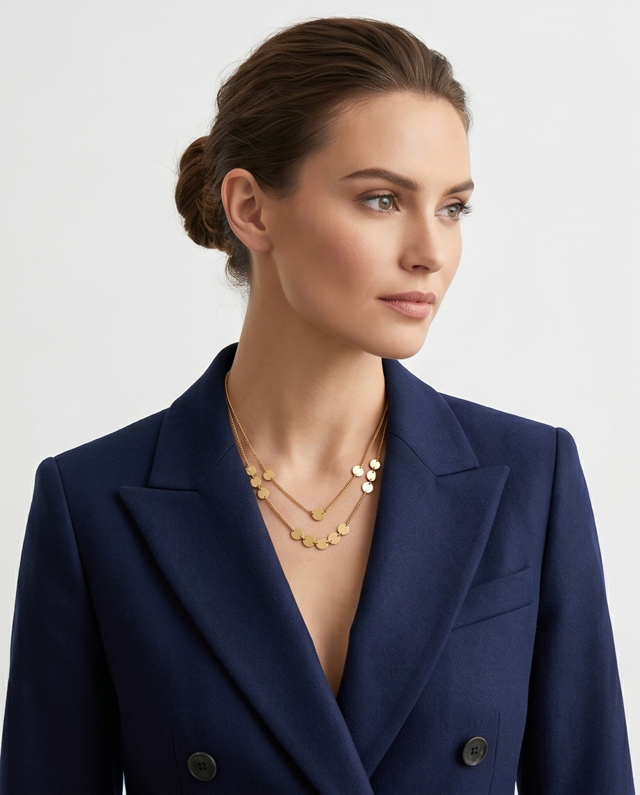 COLLAR CON DIJE DE ACERO QUIRURGICO INFINITO C24