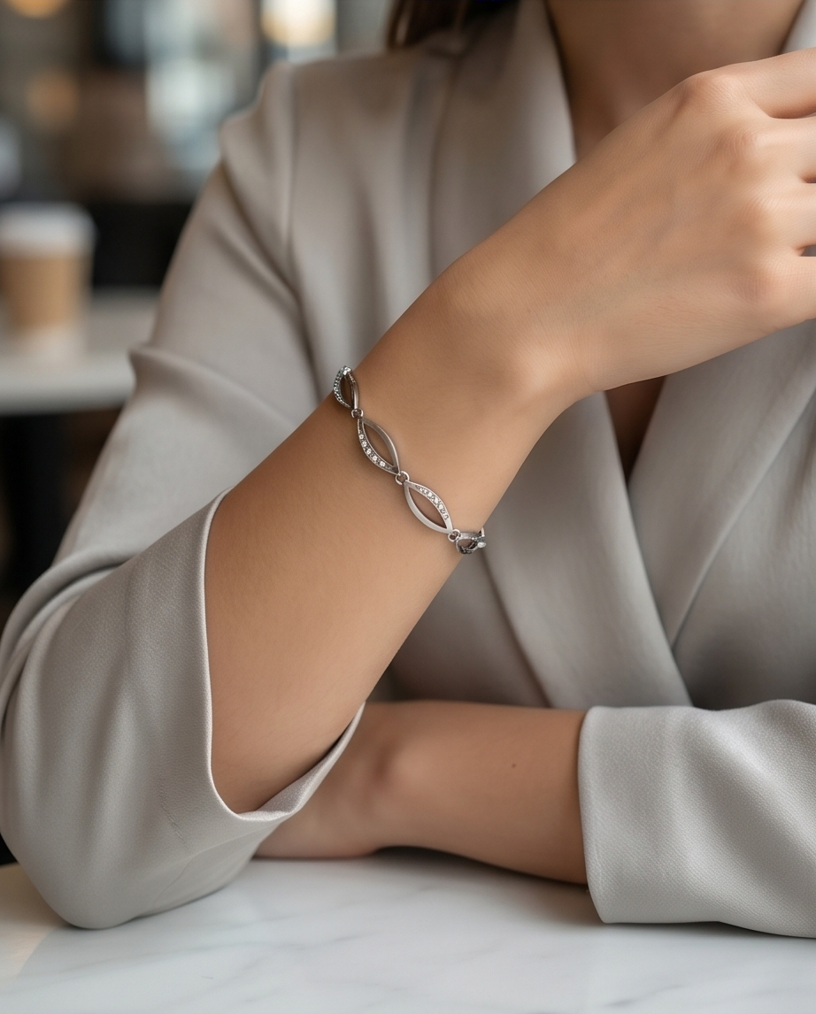Pulsera acero quirúrgico mujer 65