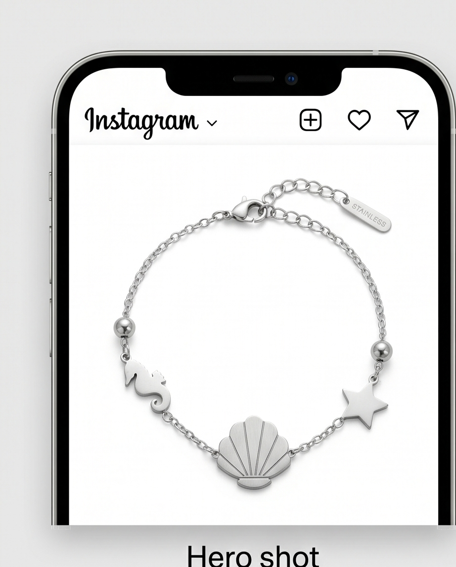 Pulsera acero quirúrgico mujer 101