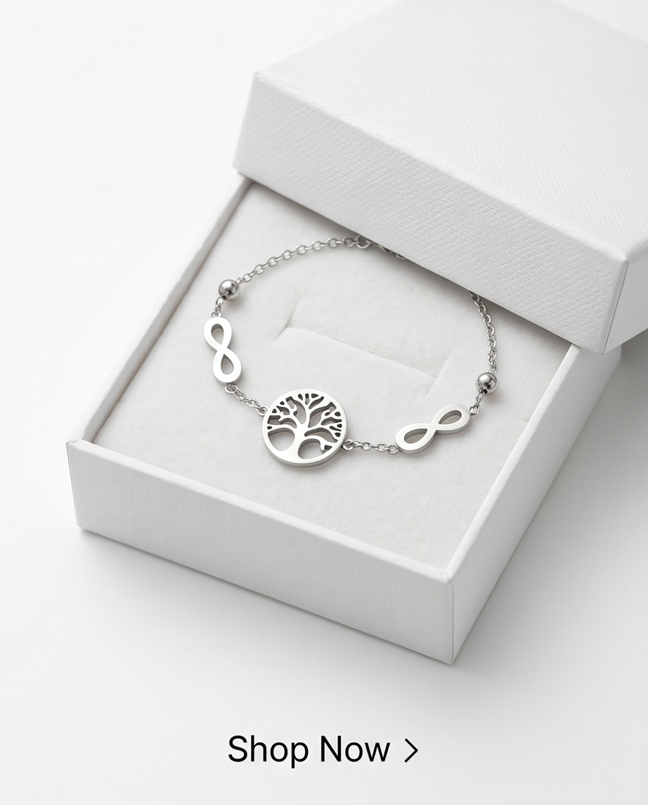 Pulsera acero quirúrgico mujer 38
