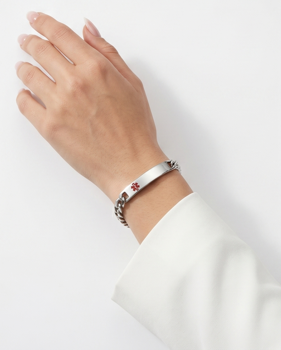 Pulsera acero quirúrgico mujer 92