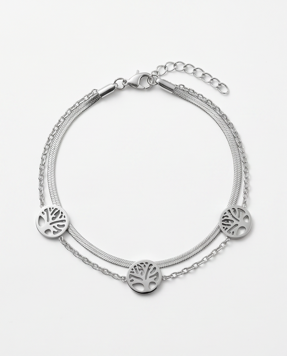 Pulsera acero quirúrgico mujer 49