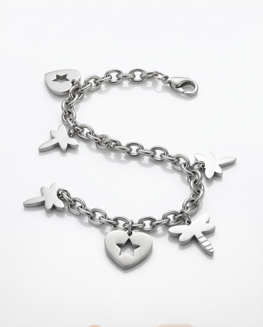 Pulsera acero quirúrgico mujer 40