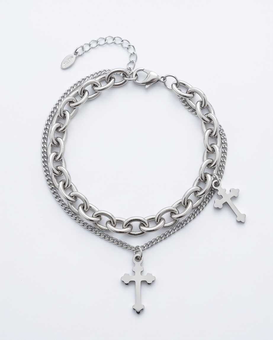Pulsera acero quirúrgico mujer 87