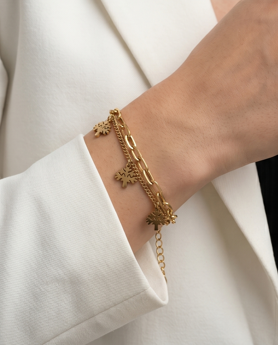 Pulsera de Acero Quirúrgico Mujer 2025 24