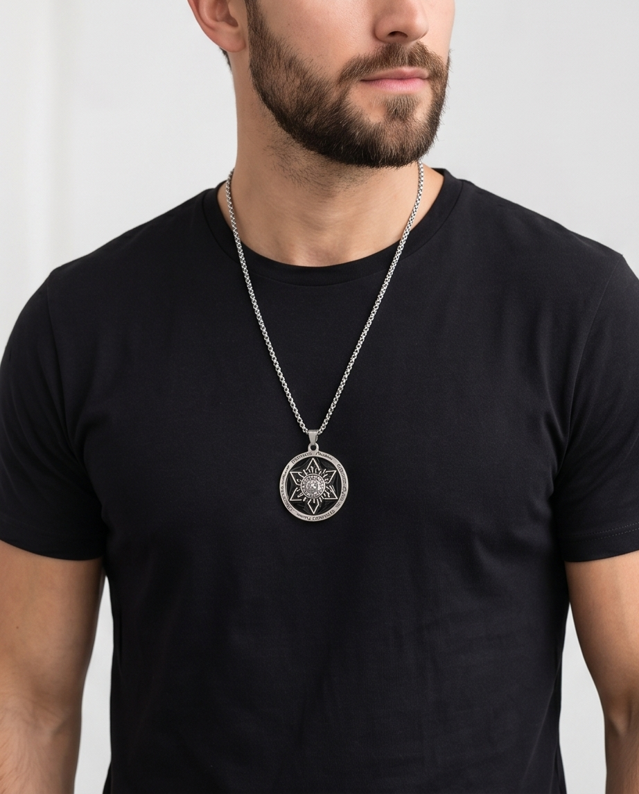 COLLARES CON DIJE EN ACERO CO015