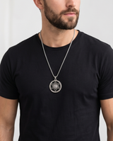 COLLARES CON DIJE EN ACERO CO015