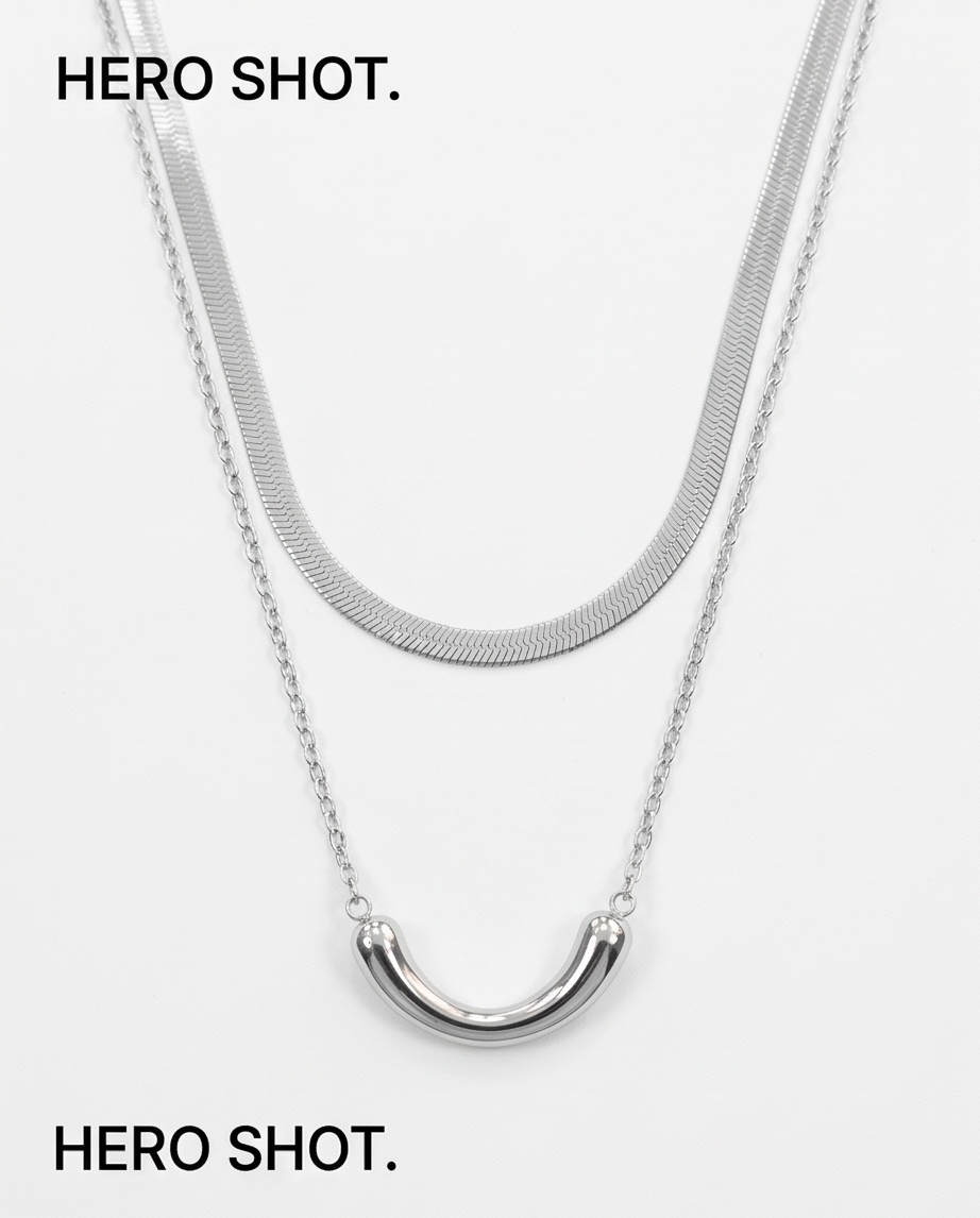 COLLARES CON DIJE EN ACERO CO018