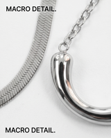 COLLARES CON DIJE EN ACERO CO018