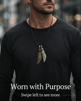 COLLAR DE HOMBRE CON DIJE DOBRE