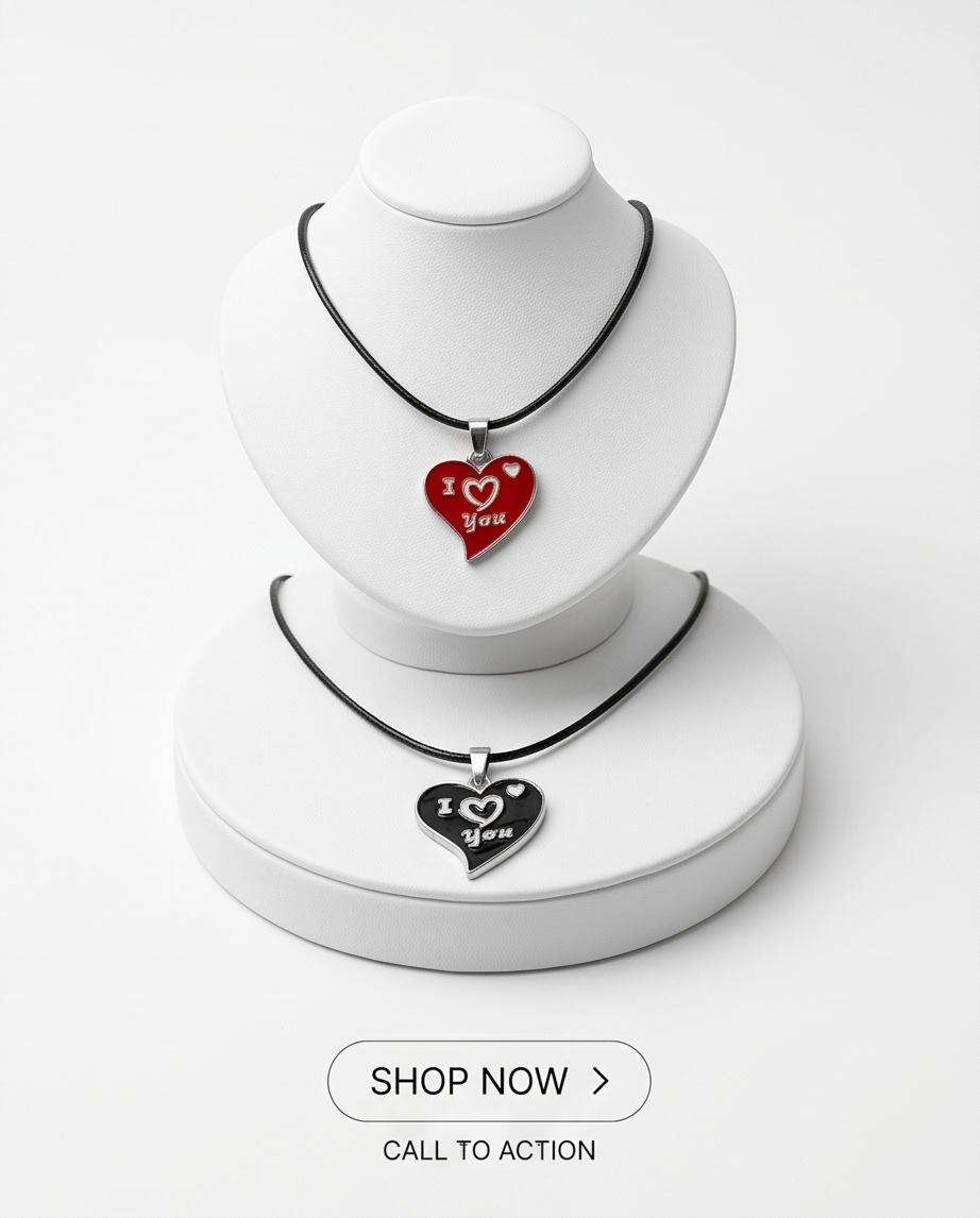 COLLAR HOMBRE Y DAMA CON DIJE DOBLE