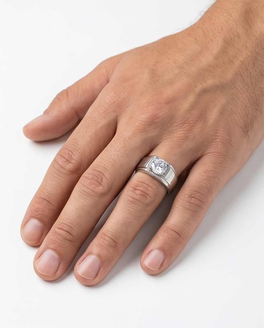 ANILLO DE ACERO QUIRURGICO AN003