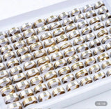 ANILLOS DE ACERO QUIRURGICO SET DE 36 PIEZAS 04