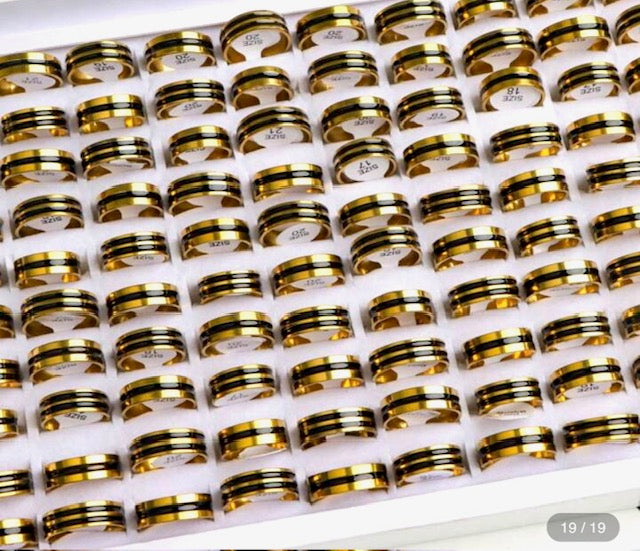 ANILLOS DE ACERO QUIRURGICO SET DE 36 PIEZAS 04