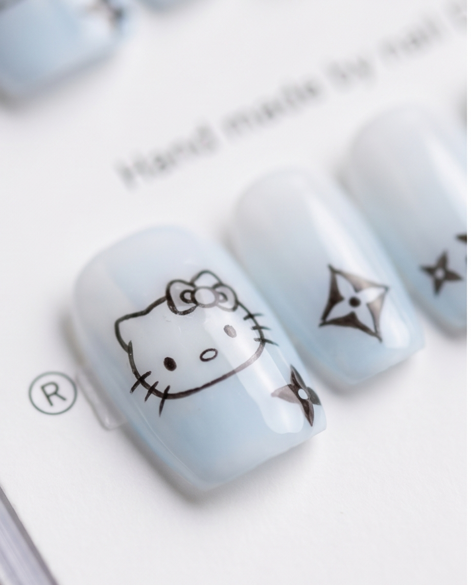 Caja de Uñas con pegamento