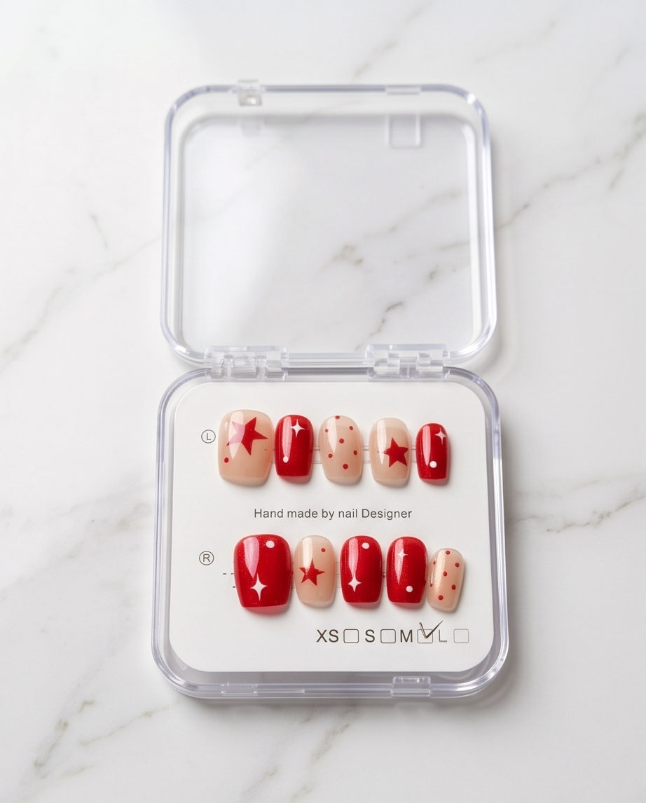 Caja de Uñas con pegamento