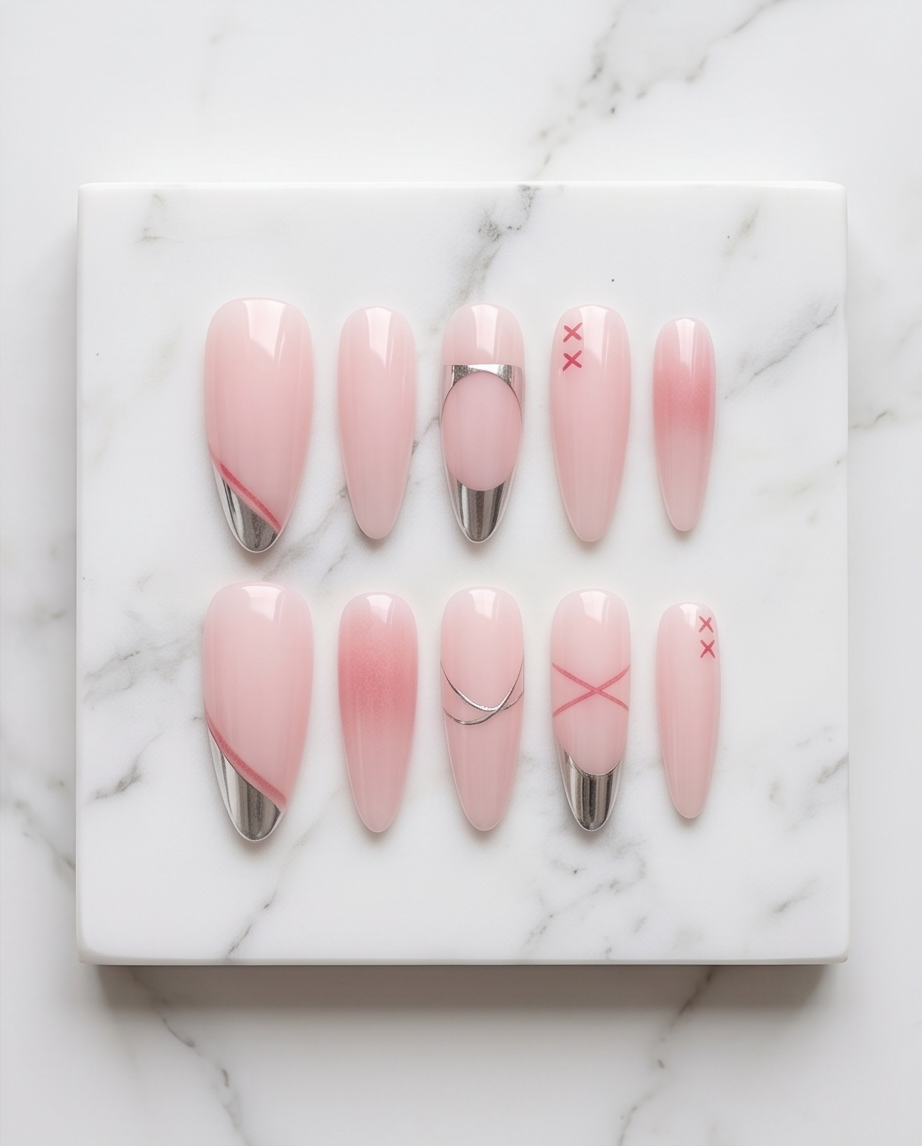 Caja de Uñas con pegamento