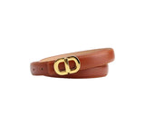 CINTURONES EN SIMIL CUERO MARRON CLARO
