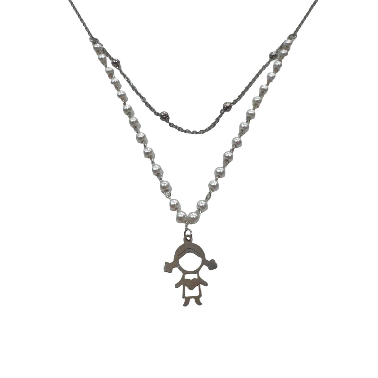 COLLAR DON DIJE ACERO NENITOS Y PERLAS 2025-2026
