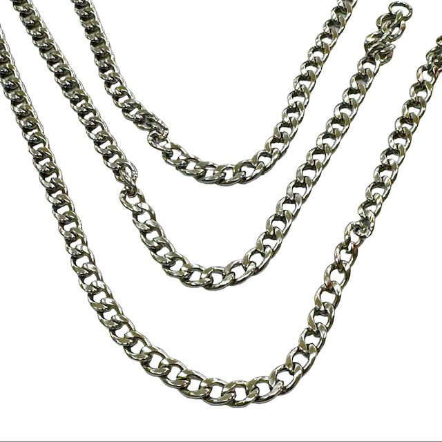 SET CADENA Y PULSERA EN ACERO QUIRURGICO CA08