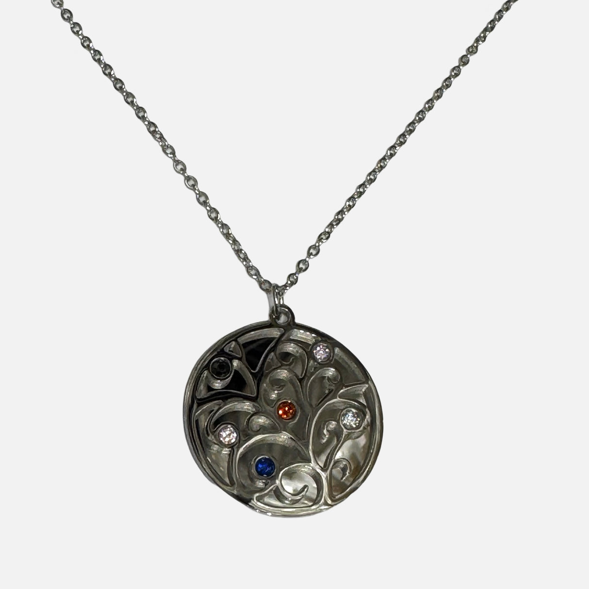 Collar acero quirúrgico mujer 45