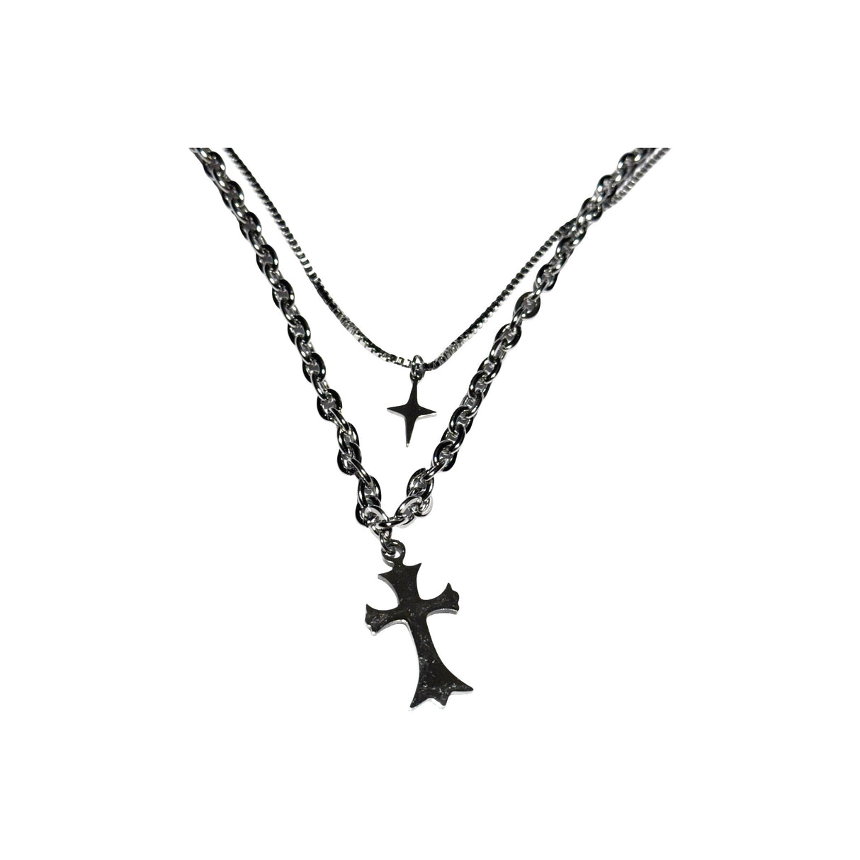 COLLAR UNISEX DE ACERO CON DIJE