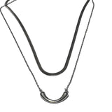 Collar Acero Quirurgico doble con Dije