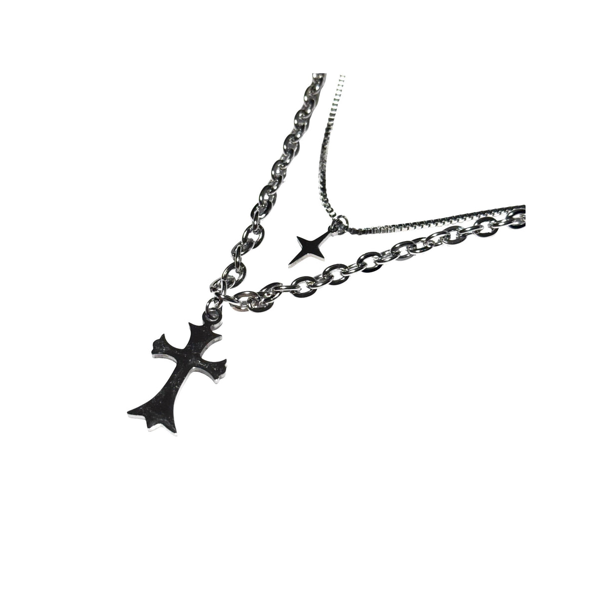 COLLAR UNISEX DE ACERO CON DIJE