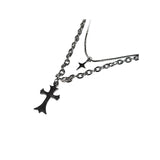 COLLAR UNISEX DE ACERO CON DIJE