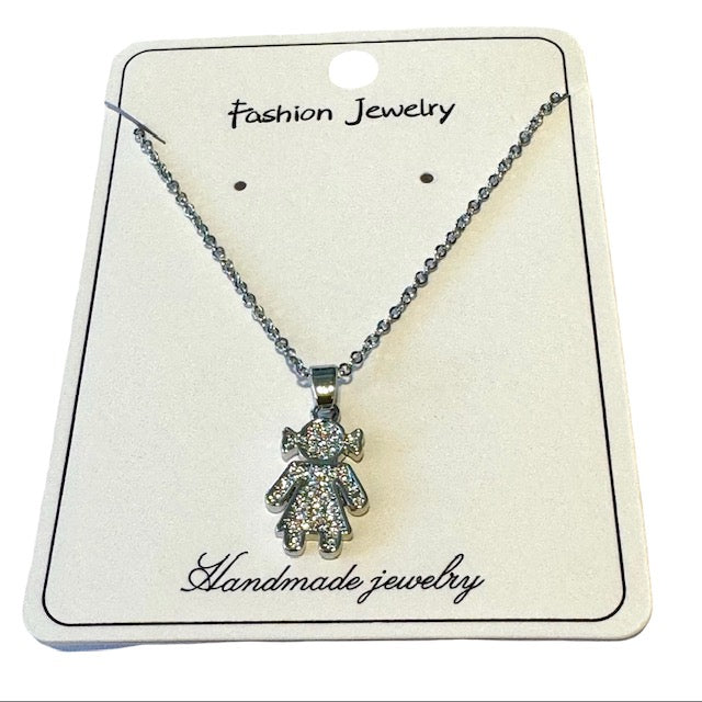 COLLAR CON DIJE NENITO EN ACERO QUIRURGICO C23-