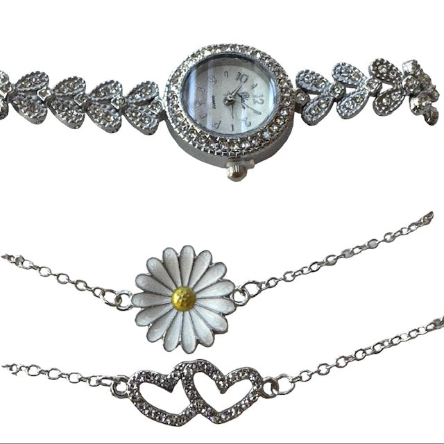 RELOJ DE FIESTA EN SET CON PULSERA 11