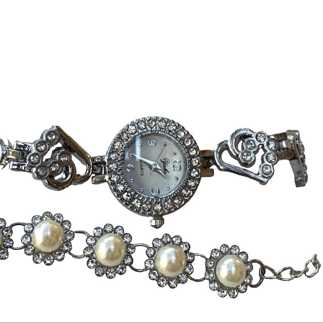 RELOJ DE FIESTA EN SET CON PULSERA 04