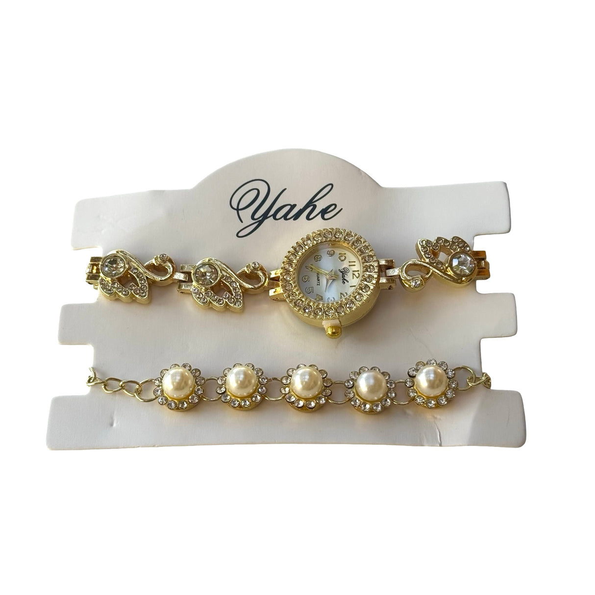 RELOJ DE FIESTA EN SET CON PULSERA 02