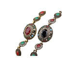 PULSERA DE BRONCE Y PIEDRAS