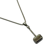 COLLARES CON DIJE ACERO CO017